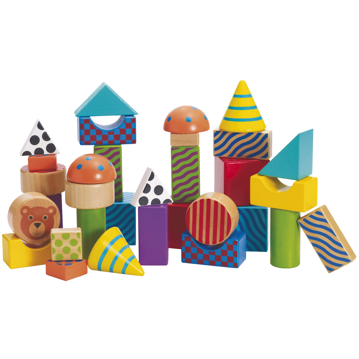 Create & Play Pattern Blocks Manhattan Toy For Baby