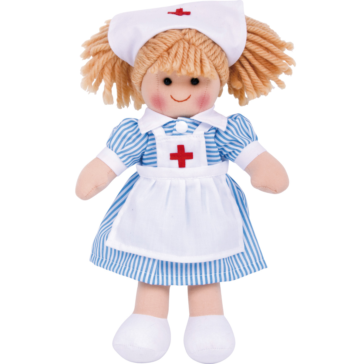 Nurse Nancy Rag Doll Bigjigs Bjd011 Toys And Games