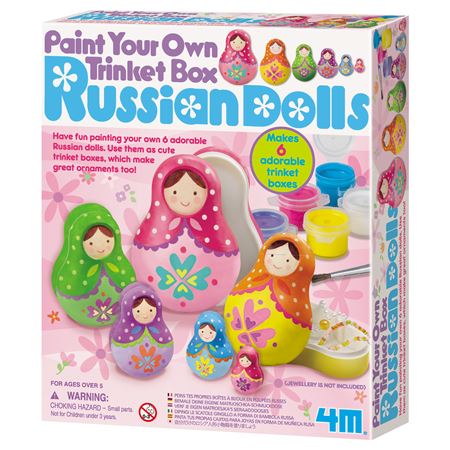 Picture of Paint Own Russian Doll Trinket Boxes