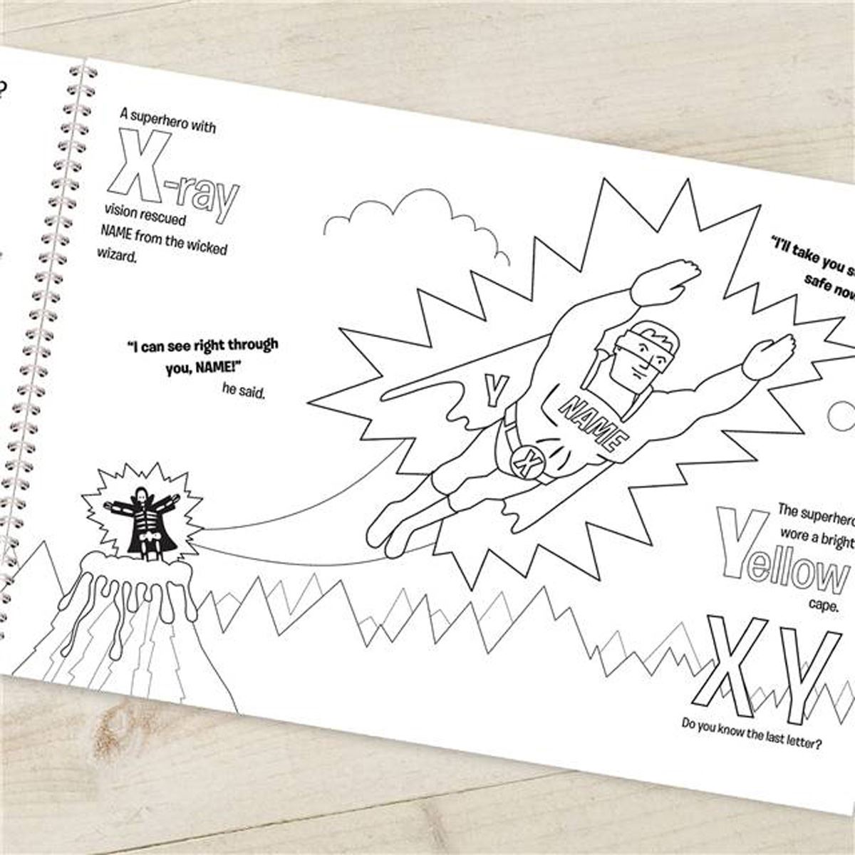 Personalised Alphabet World Colouring Book A Named Books