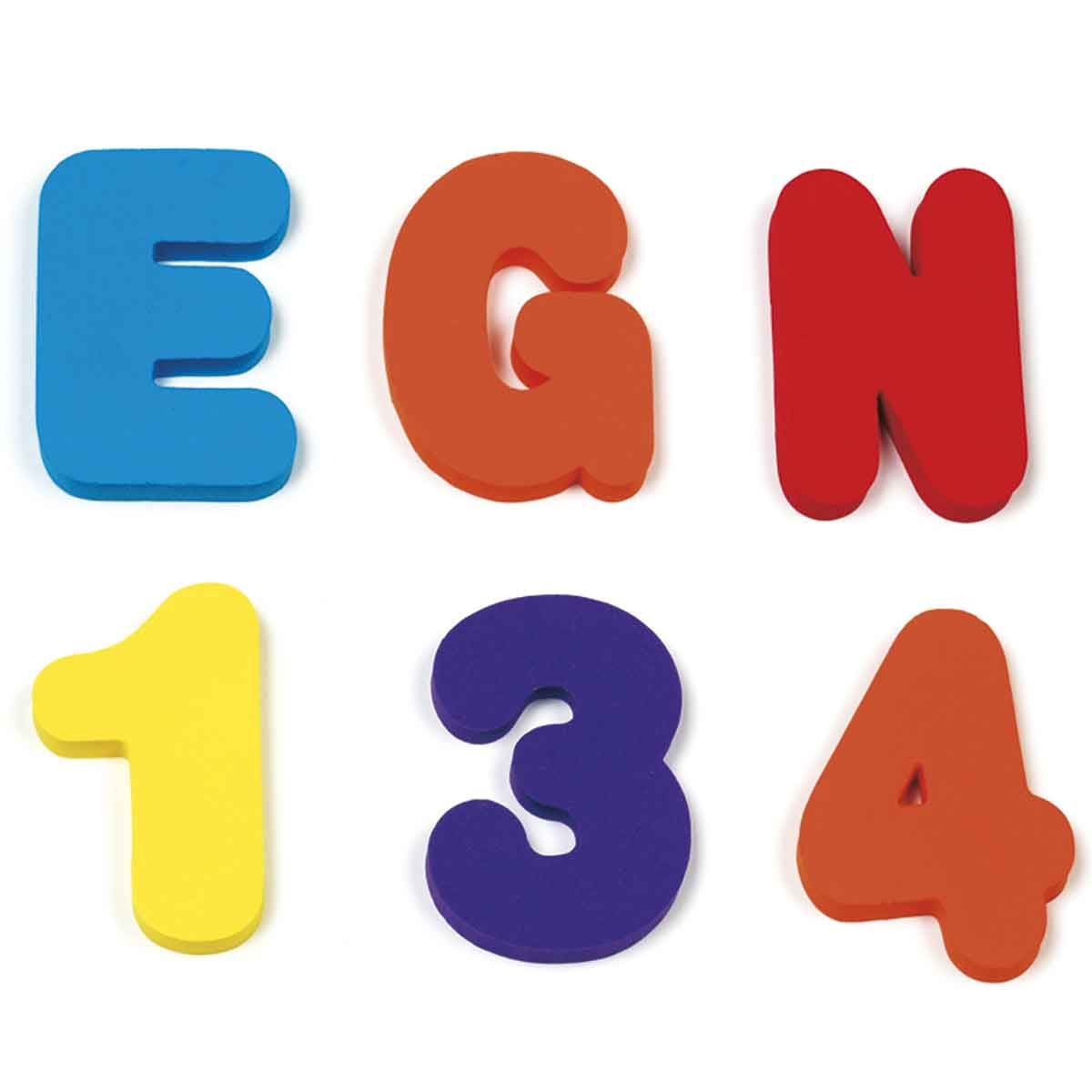 Bath Stickers - Letters and Numbers | Bath Toys | Mulberry Bush