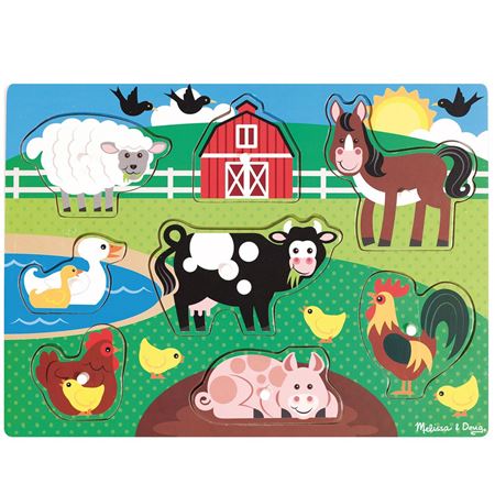 Picture of Farm Animal Peg Puzzle