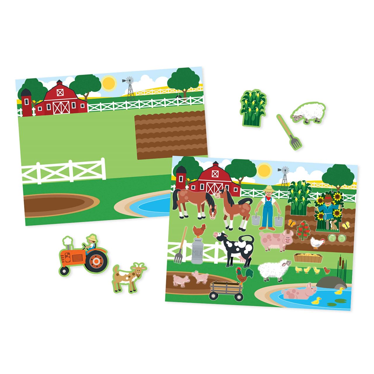 Animal Habitat Reusable Stickers Make & Do Mulberry Bush