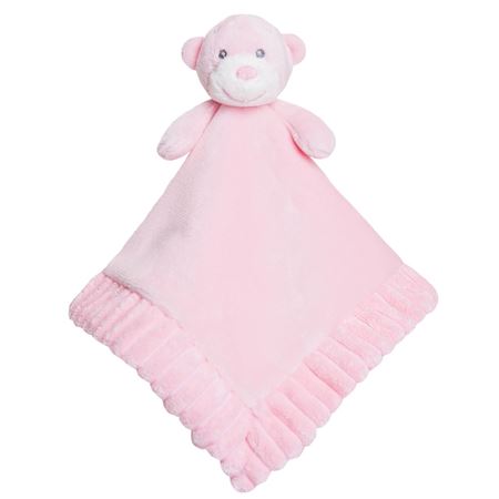 pink teddy comforter