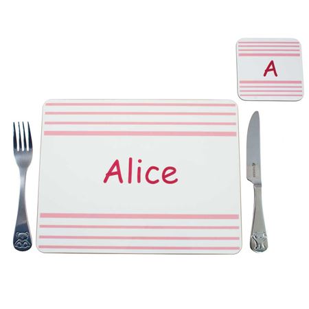Picture of Placemat - Pink Stripe