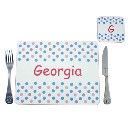 Picture of Placemat - Pastel Spotty