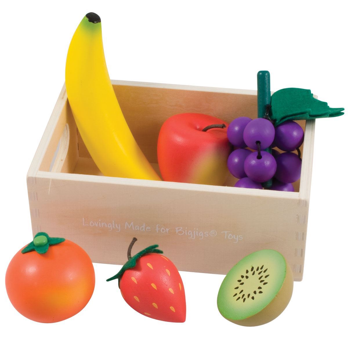 Wooden Fruit Box Bigjigs (BJ846) Wooden Play Food