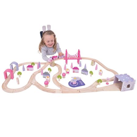 bigjigs fairy town train set