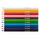 Picture of 12 Named Chunky Triangular Colouring Pencils