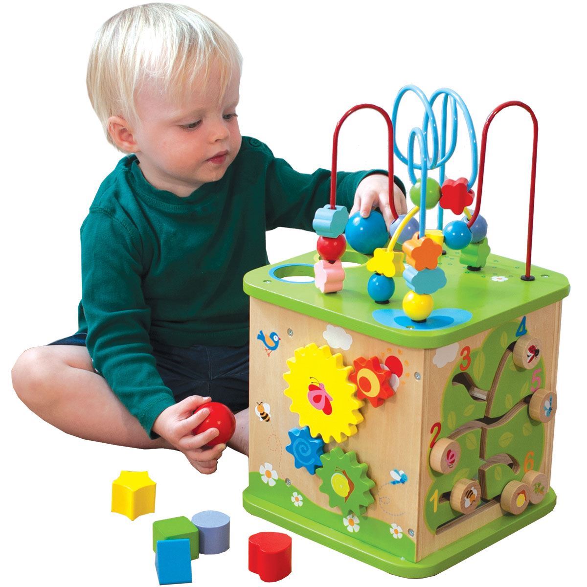 tidlo wooden activity walker