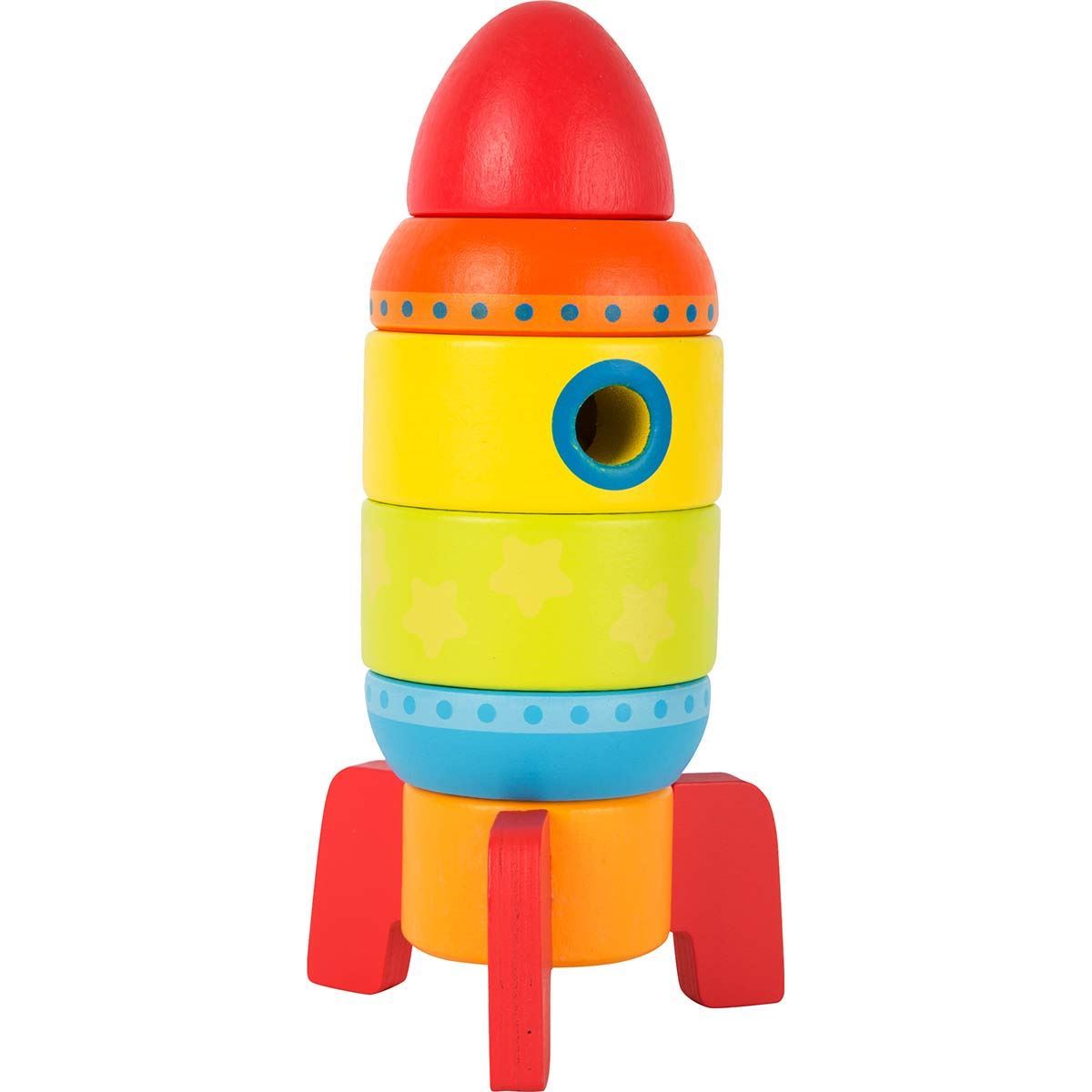 Colourful Stacking Rocket | Cubes & Blocks | Mulberry Bush