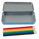Picture of Named Pencil Tin - Blue Stripes