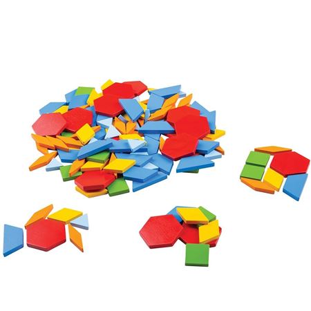 Pattern Tiles | Bigjigs (BJ942) | Traditional Wooden Toys