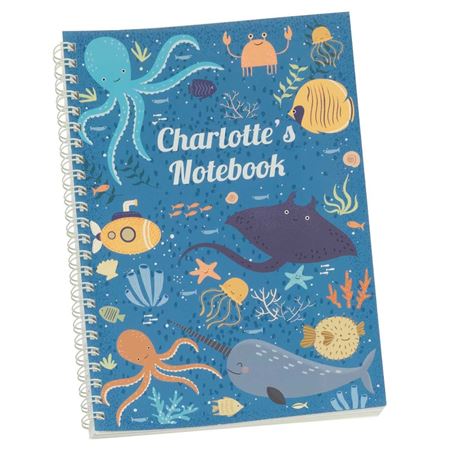 Picture of Ocean Life Personalised Notebook