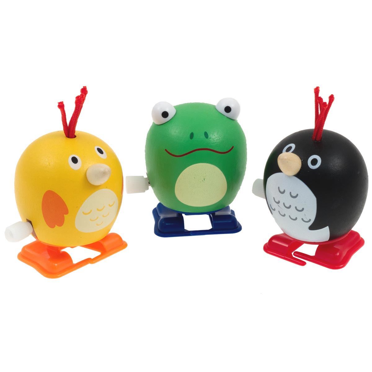 Wooden WindUp Waddler House of Marbles Traditional Toys