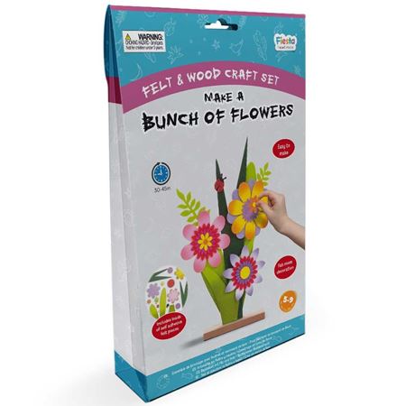 Picture of Wood & Felt Kit - Bunch of Flowers
