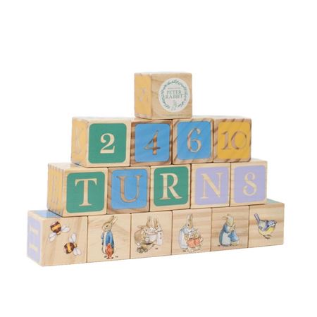 Picture of Peter Rabbit Wooden Alphabet Blocks