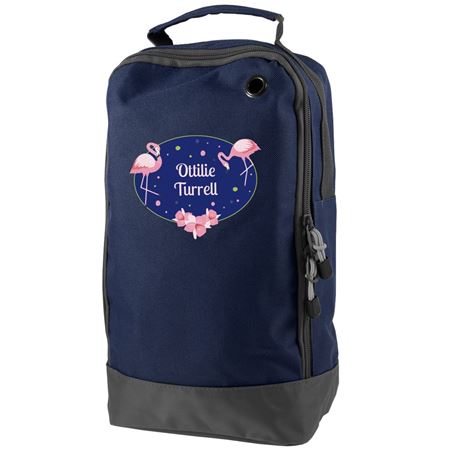 Picture of Flamingos Personalised Shoe & Boot Bag