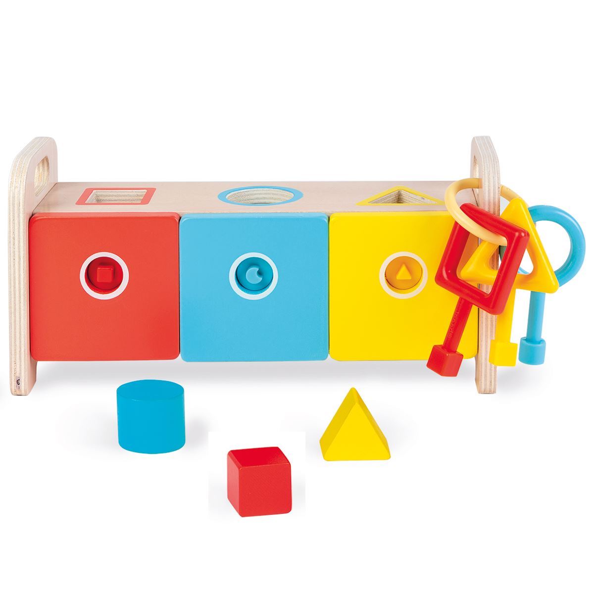 Shape Sorter Box with Keys Janod Shape Sorting