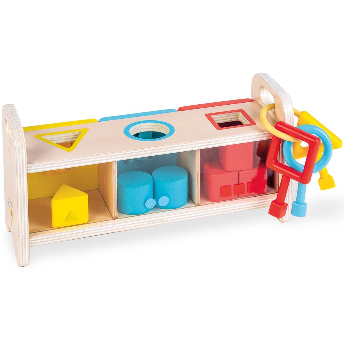 Shape Sorter Box with Keys Janod Shape Sorting