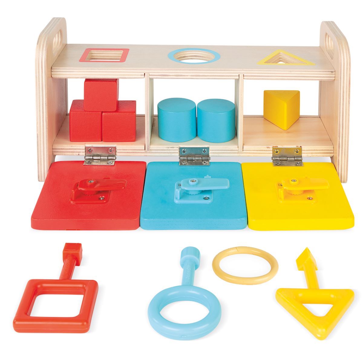 Shape Sorter Box with Keys Janod Shape Sorting